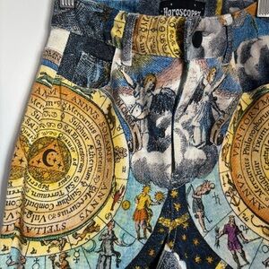 Colorful Horoscope Print Pants